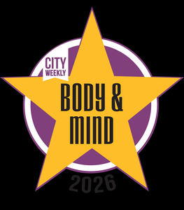 City Weekly Best of Utah 2026 Body and Mind award badge